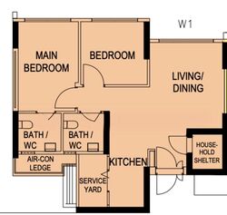 Blk 109C Eastglen @ Canberra (Sembawang), HDB 3 Rooms #595165381